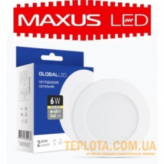  Світлодіодний світильник mini Maxus GLOBAL LED SPN 6W 3000K 220V 