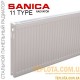  Радіатор сталевий SANICA 11 500x1000 (вир-во Туреччина, 11 клас, висота 500 мм) 