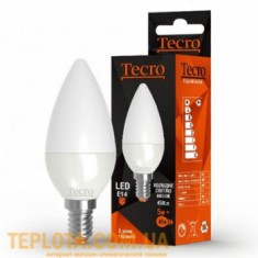 Світлодіодна лампа Tecro LED C38 5W 4000K E14 (T-C38-5W-4K-E14) 