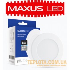  Світлодіодний світильник mini Maxus GLOBAL LED SPN 6W 4100K 220V 
