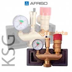  Afriso KSG magnum Група безпеки котла 350 кВт, 3 бар, з ізоляцією арт. 77628 