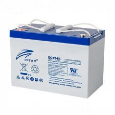  Аккумуляторная батарея GEL RITAR DG12-65, Gray Case, 12V 65Ah ( 350 х 167 х 182 ) Q1 