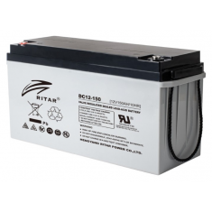  Акумуляторна батарея AGM RITAR DC12-150, Gray Case, 12V 150Ah (483х170х241) 