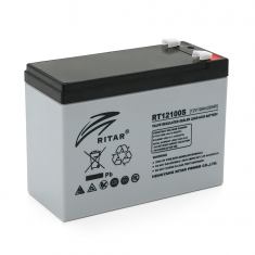  Акумуляторна батарея AGM RITAR RT12100S, Gray Case, 12V 10.0Ah ( 151 х 98 х 95 (101 ) ) Q8 