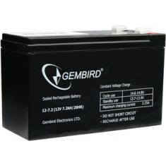  Акумуляторна батарея EnerGenie 12V 7.2AH (BAT-12V7.2AH) AGM 