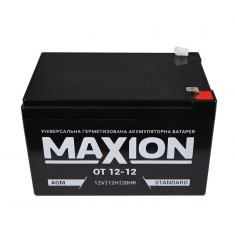  Акумуляторна батарея MAXION AGM OT 12-12 12V 12Ah (151 х 98 х 100), Q4 (M-OT12-12) 
