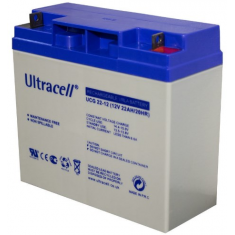  Акумуляторна батарея Ultracell UL22-12 GEL 12V 20 Ah (182x 77 x 168) White Q1 / 230 (UCG22-12) 