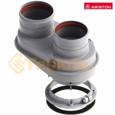  Ariston 3318034 Адаптер ø 60/100 - ø 80/80, Димовидалення ø 60/100 (стандартні котли) 