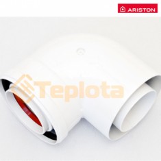  Ariston 3318036 Коліно 90, ø 80/125, Димовидалення ø 80/125 (стандартні котли) 