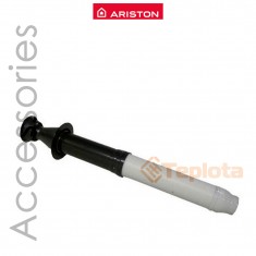  Ariston 3318080 Вертикальний оголовок ø 80/125 з перех. ø 60/100 чорн., Димовидалення ø 60/100 (конденсаційні котли) 