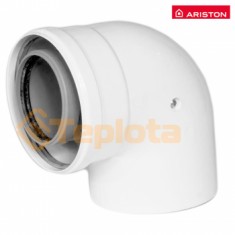  Ariston 3318091 Коліно 90, ø 80/125, Димовидалення ø 80/125 (конденсаційні котли) 