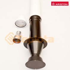  Ariston 3590241 Оголовок горизонтальний, ø 110,  впуск., Димовидалення ø 110 (конденсаційні котли) 