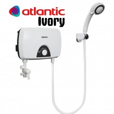  Проточний електричний водонагрівач Atlantic Ivory IV202 SB 7.0 kW (скоба/лійка/шланг), Атлантік 811002 