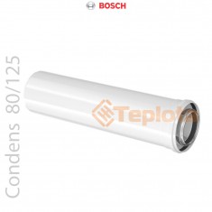  Bosch FC-C80-1000 Коаксіальний подовжувач DN80/125, 1000 мм (Condens), арт. 7738112646, 7719002764 