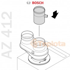  Bosch AZ 412 Збірник конденсату роздільного димоходу Ø80 мм, арт. 7736995103 