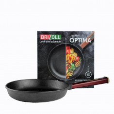  Brizoll O2035-P2 Чавунна сковорода Optimа-Bordo 200 х 35 мм 