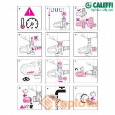  Caleffi XS® - Магнітний фільтр - дешламатор для встановлення під котлом 545900 Ø3/4