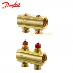  Danfoss Колектор FHF 2 без витратомірів (088U0502) 