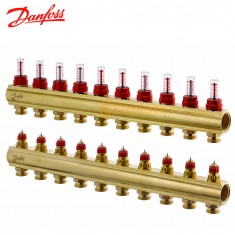  Danfoss Колектор FHF 10F з витратоміром (088U0530) 