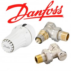  Danfoss Комплект термостатичний кутовий з предналаштуванням 1/2 RAE+RA-N+RLV-S (013G5173) 