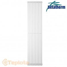  Вертикальний радіатор Betatherm Praktikum 1 1800x387, білий (дизайнерський радіатор) 
