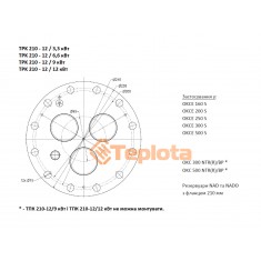  Drazice TPK 210-12/3,3 кВт Електричний тен водонагрівача, art. 2110429 