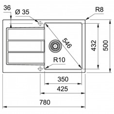  Franke Мийка кухонна Sirius 2.0 S2D 611-78 (143.0621.190) 