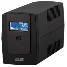  2E Джерело безперебійного живлення DD650, 650VA/360W, LCD, USB, 2xSchuko 