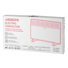  ARDESTO Конвектор електричний СН-2000ECW, 2000 Вт, 20 м2, LED-дисплей, IP24, антрацит матовий 