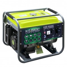  Könner & Söhnen Генератор бензиновий Basic  KSB 6500C, 230В, 5.5кВт, ручний запуск, 66.6кг 