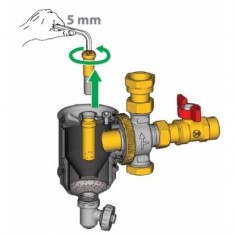  Giacomini R146CX004 Фильтр магнитний Сепаратор 3/4