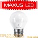 Світлодіодна лампа Maxus LED G45 F 5W 3000K 220V E27 