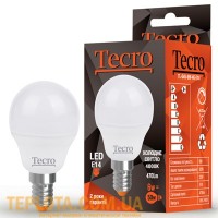 Світлодіодна лампа Tecro LED G45 6W 4000K E14 