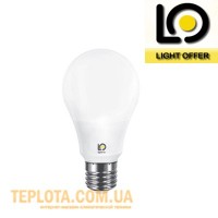 Світлодіодна лампа Lightoffer LED A65 12W 4000K 220V E27 