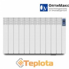  Електричний радіатор ОптіМакс Standart 11 секцій - 1320 Вт 