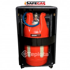  Газовий інфракрасний обігрівач SafeGas 4200W RS + 1200 Вт електричний ТЕН 