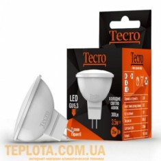 Світлодіодна лампа Tecro LED MR16 3,5W 4000K GU5.3 (T-MR16-3,5W-4K-GU5,3) 