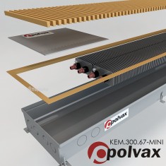  Внутрішньопідлоговий конвектор Polvax KEM.300.1500.67 (міні) 