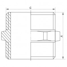  Ніпель 1'' Koer KF.N10 (KF0030) 