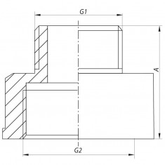  Перехідник (конектор) 1/2