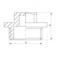  Заглушка Koer KF.P06M.WN - 1/2'' Н (без нікеля) (KR3023) 