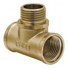  Трійник Koer KF.T06FMF.WN 1/2'' ВЗВ (без нікеля) (KR3029) 