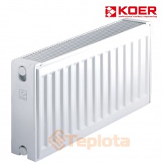  Радіатор сталевий Koer 22x300x800S (1021 Вт, 14,05кг, бічне підкл.), арт. RAD071 
