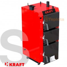  Котел твердопаливний Kraft S 15 кВт без автоматики (Котел Крафт С - тривалого горіння) 