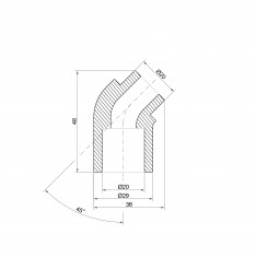  Кутик PPR Thermo Alliance 20, 45° 