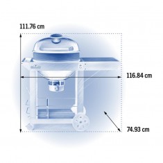  Napoleon Вугільний гриль зі столом  Professional 57 см (art. PRO22K-CART-3) 