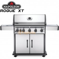  Napoleon Газовий гриль Rogue XT 625, з 5-ма основними пальниками і бічним SIZZLE ZONE, з нержавіючої сталі (RXT625SIBPSS-1) 