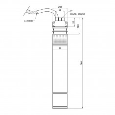  Насос заглибний вихровий Thermo Alliance 4SKM-150 1,1 кВт 