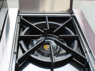  Вбудована бічна конфорка з чавунною підставкою GrandHall Side burner (арт. K01000036A) 