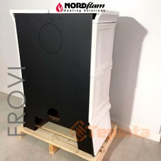  Кахельна камінна піч Nordflam Frovi White 5 кВт 